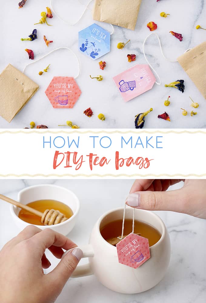 how to make diy tea bags