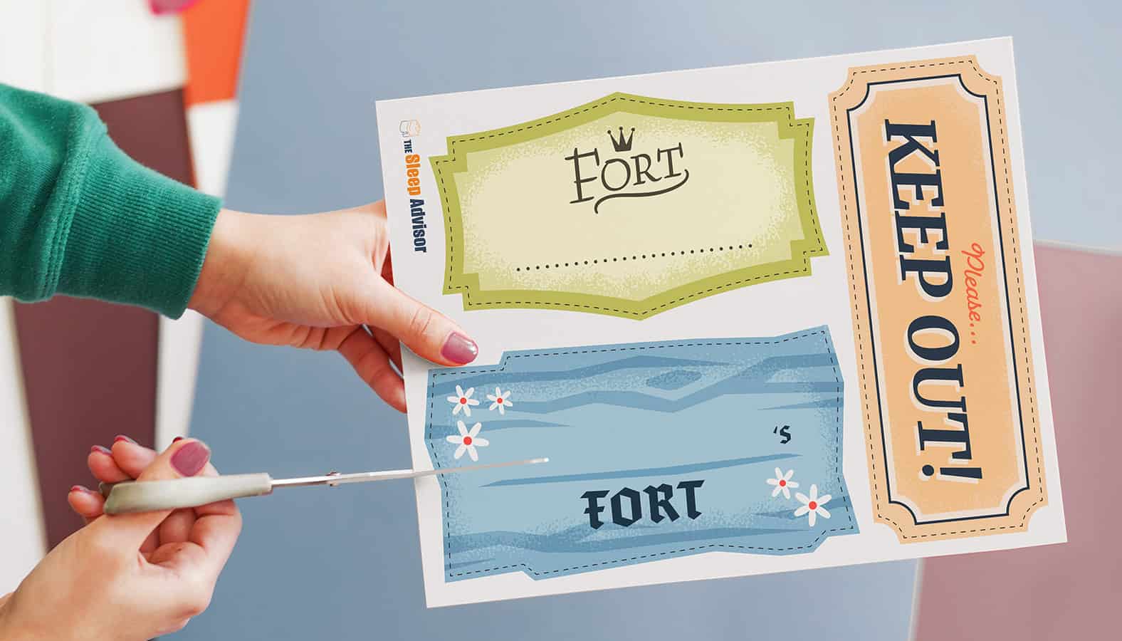 pillow fort printable 2