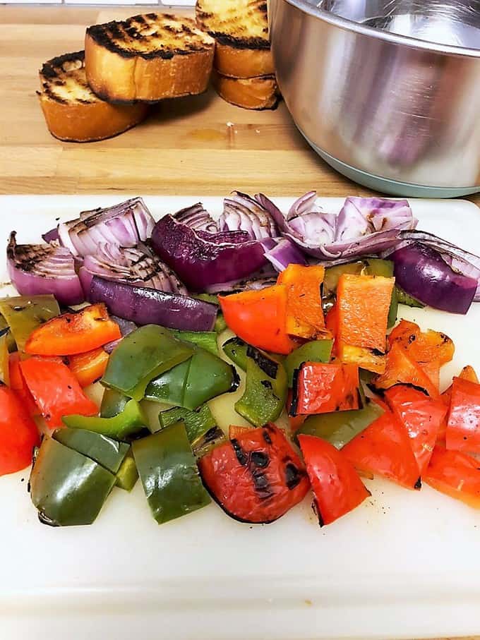 Grilled Smithfield Pork Panzanella Salad