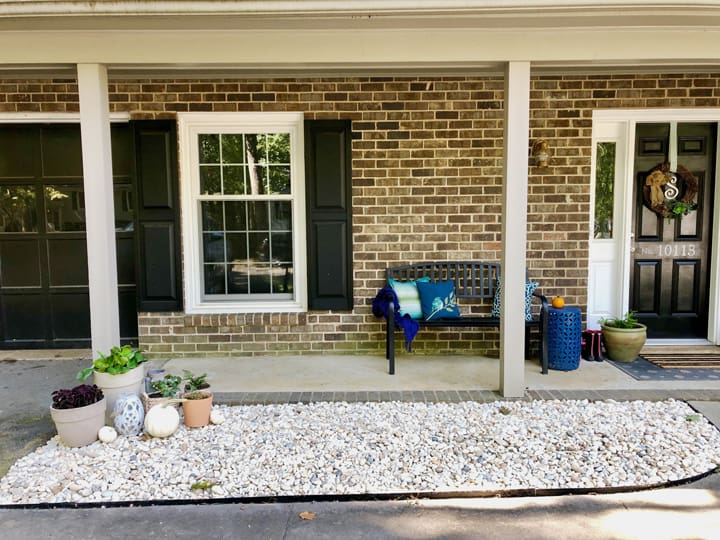 gravel front bed