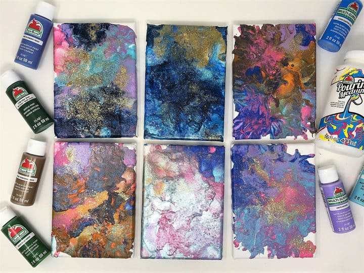 How to Create Pour Paintings