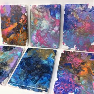 pour painting