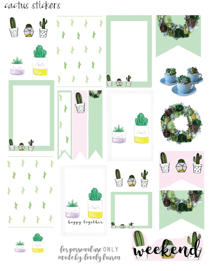 Topo cacto  Free planner stickers, Cactus party, Planner stickers