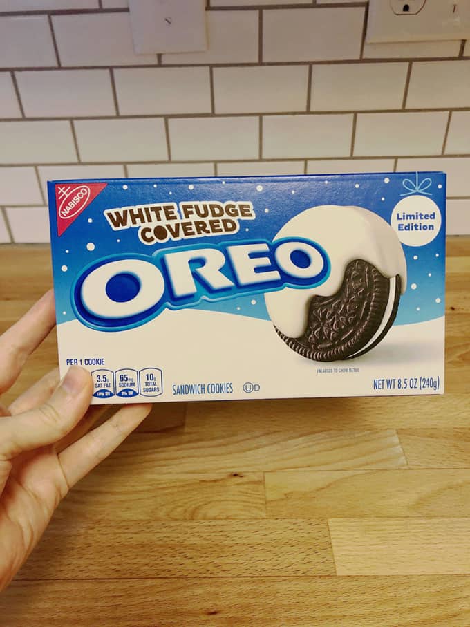 white chocolate oreos