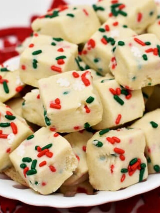 Christmas Shortbread Bites {An Easy Holiday Cookie Recipe} Story