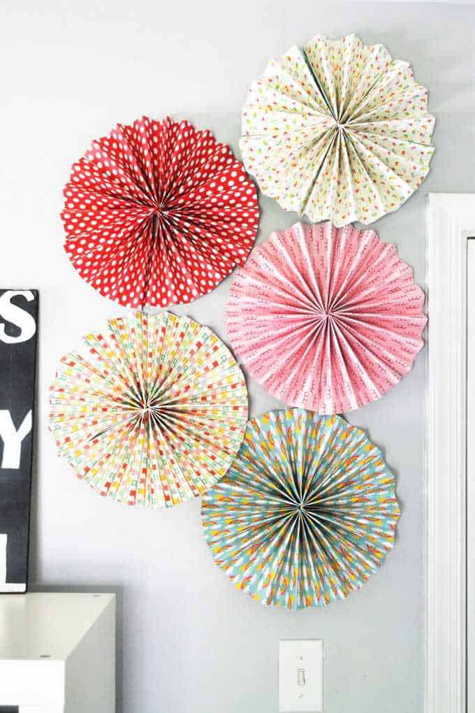 Decorate Rooms With Paper Colored · Wallpaper / A Wall Painting · Home +  DIY on Cut Out + Keep