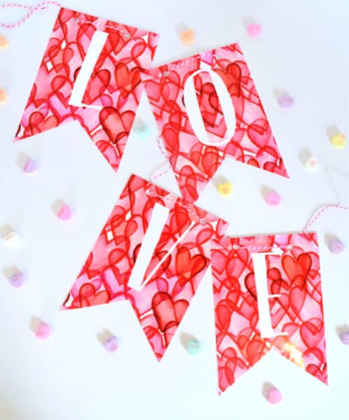 Free Printable Art for Valentines Day