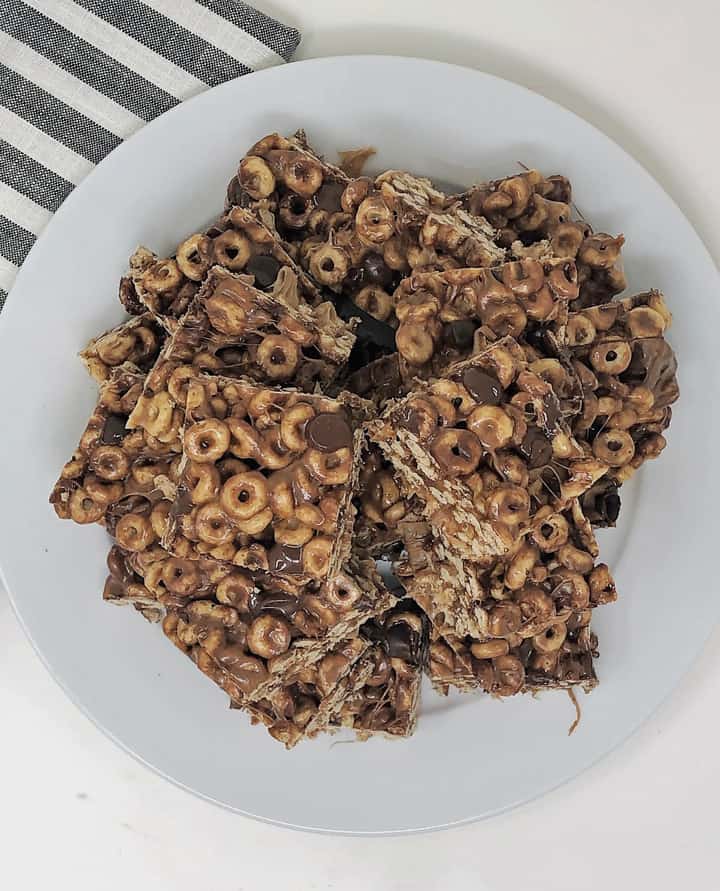 chocolate cheerios bars