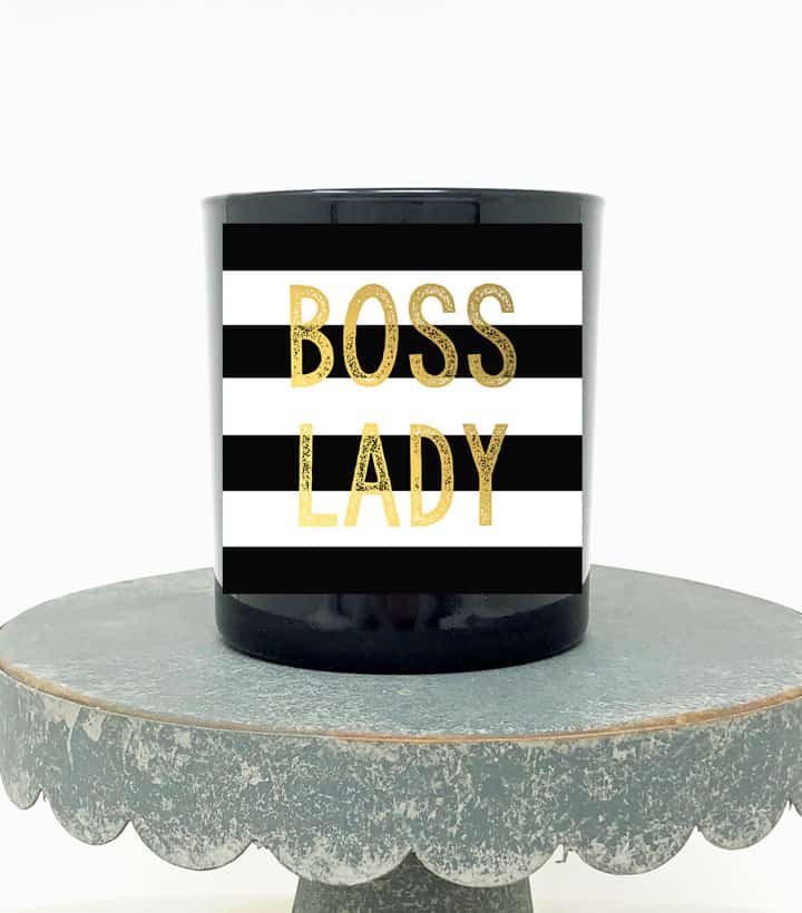 boss lady candle