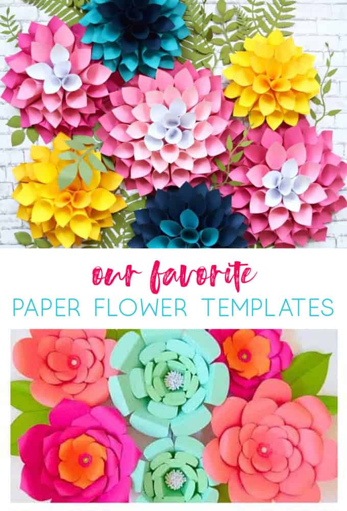 Paper Flower Templates Free Templates To Make Easy Paper Flowers