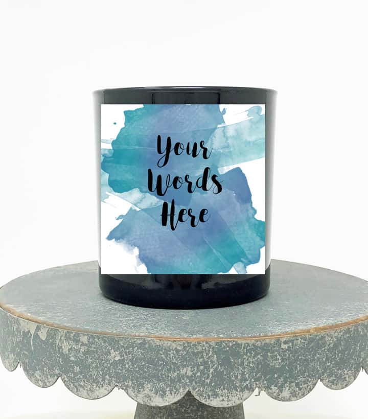 your words here candle