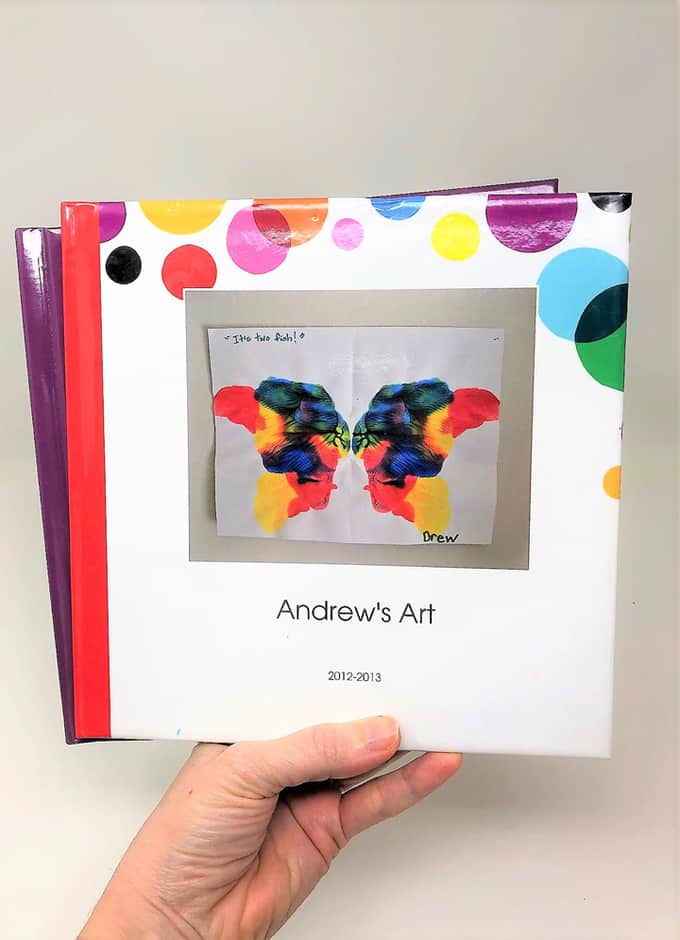 photo book of kids art