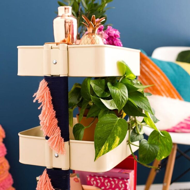 Image for Tassel Lovers, This Bar Cart IKEA Hack Is Your Next DIY