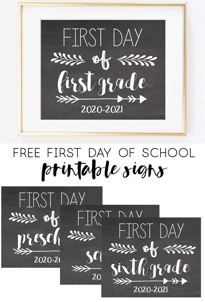 Bunting First Day of 8th Grade sign Printable First Day of School sign 2020-2021 Instant Download Eighth Grade Printable file