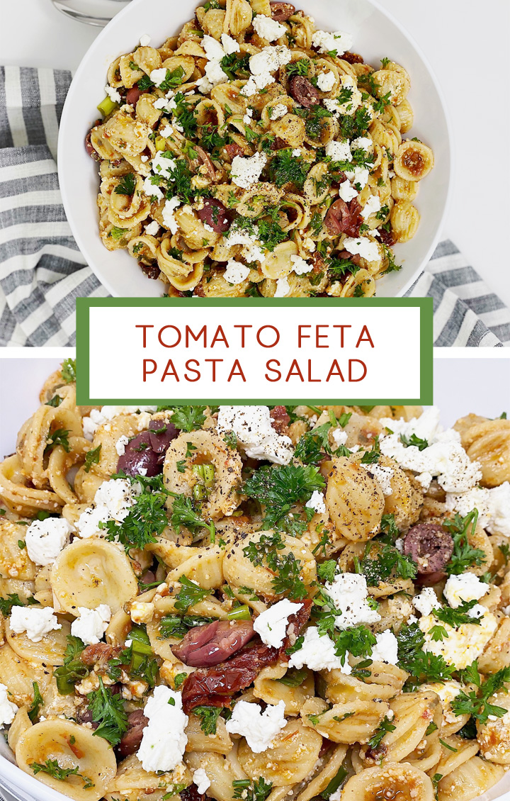 tomato feta pasta salad