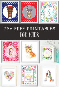 Kids Free Printables {Printable Wall Art for Kids}