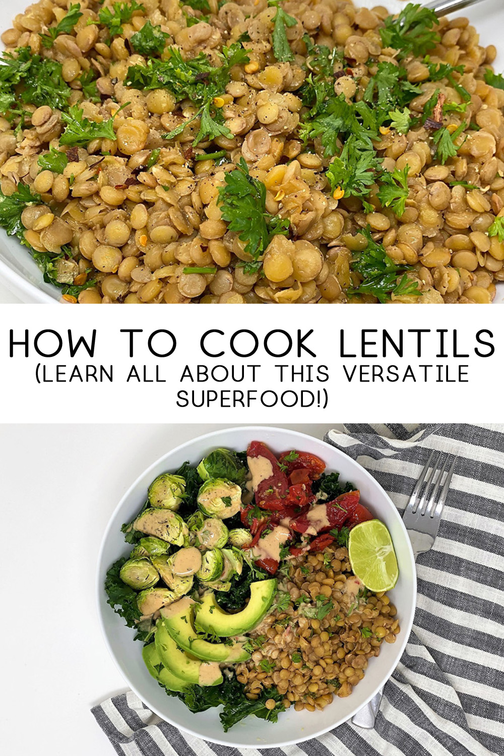 how to cook brown lentils