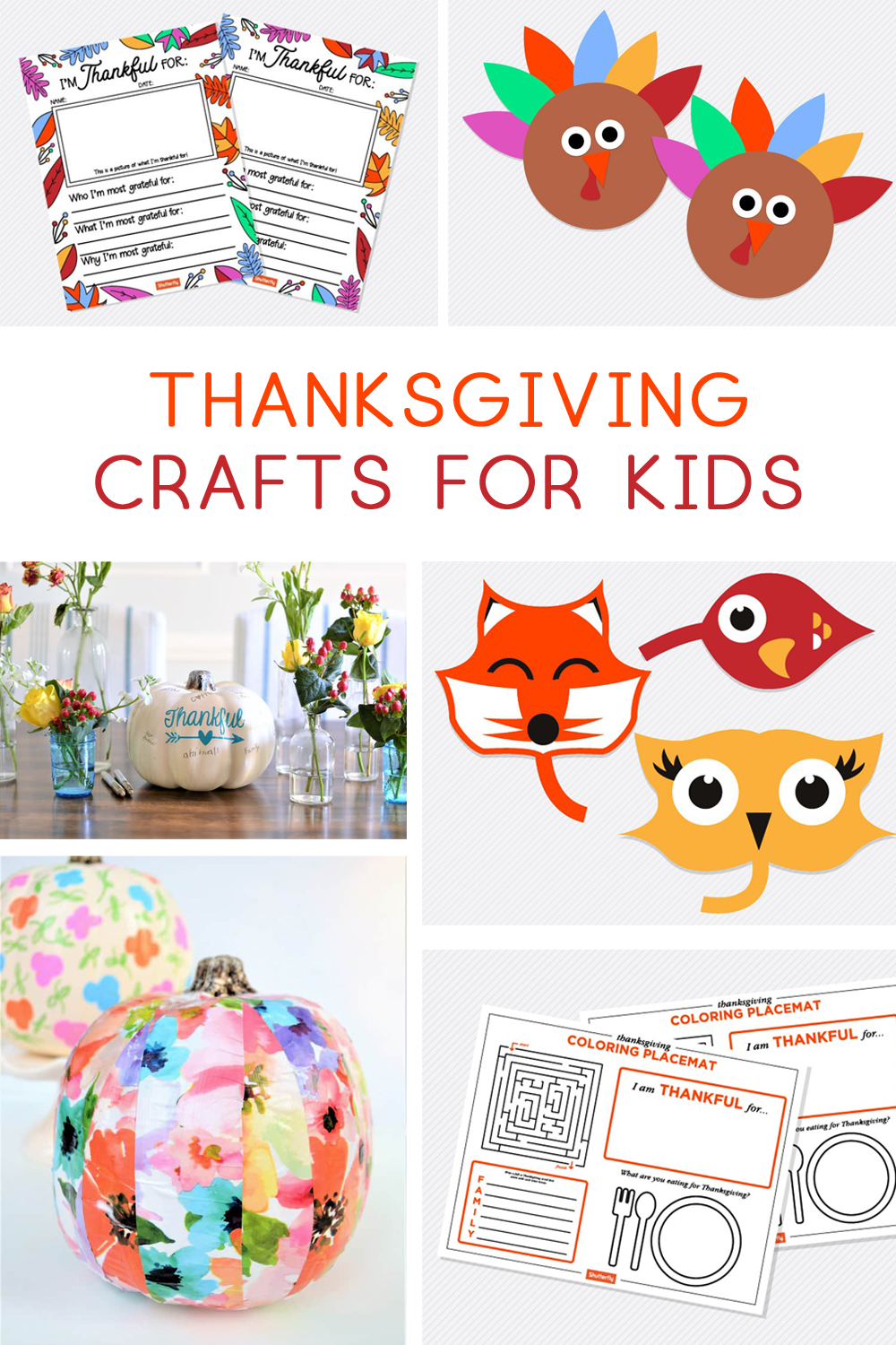 thanksgiving crafts kids