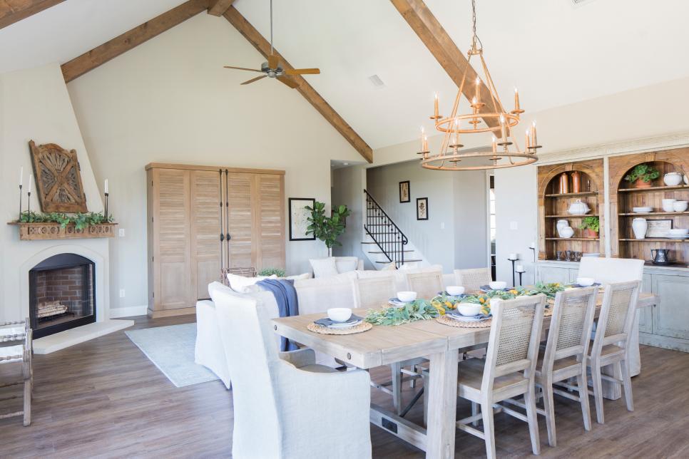 fixer upper dining room