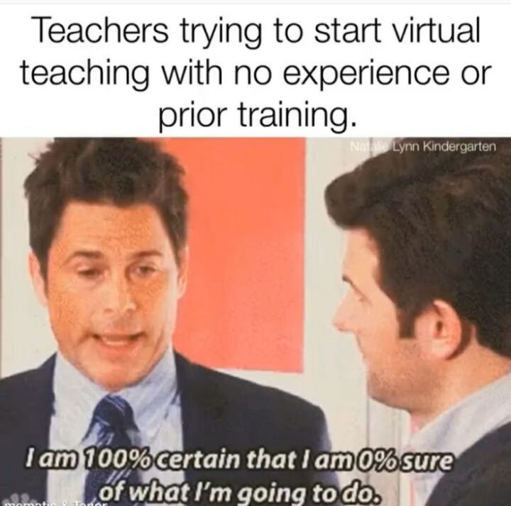 distance learning meme