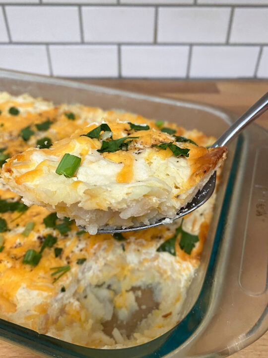 Hashbrown Casserole Without Soup {An Easy Brunch Recipe}