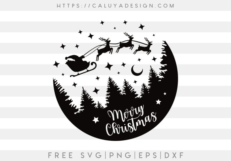 Instant download Christmas SVG Winter wonderland SVG Happy Holidays svg