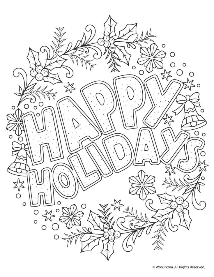 Christmas Coloring Pages Free Coloring Sheets For Adults And Kids 