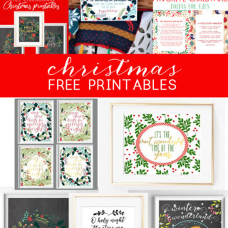 christmas printables free
