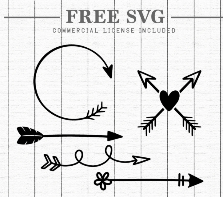 Download Free Arrow SVG {Arrow SVG Files for your Cricut and Silhouette Projects}