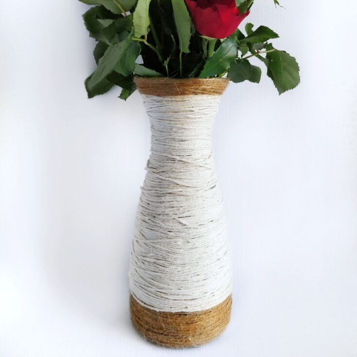 Image for Yarn-Wrapped DIY Glass Vase