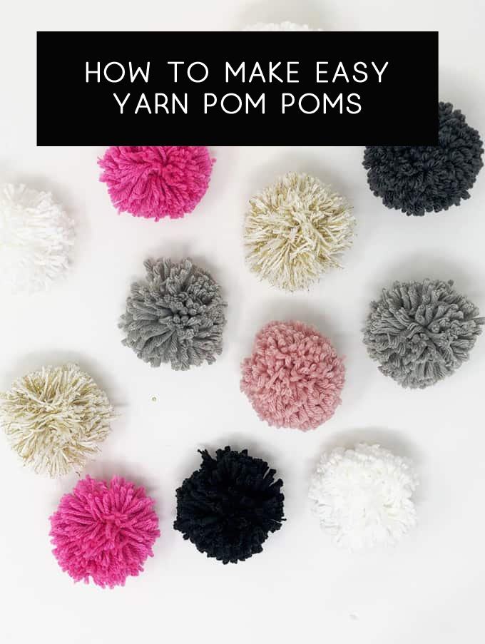 yarn pom poms