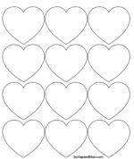 Heart Template and Outlines (Free Templates for Sewing and Crafts)