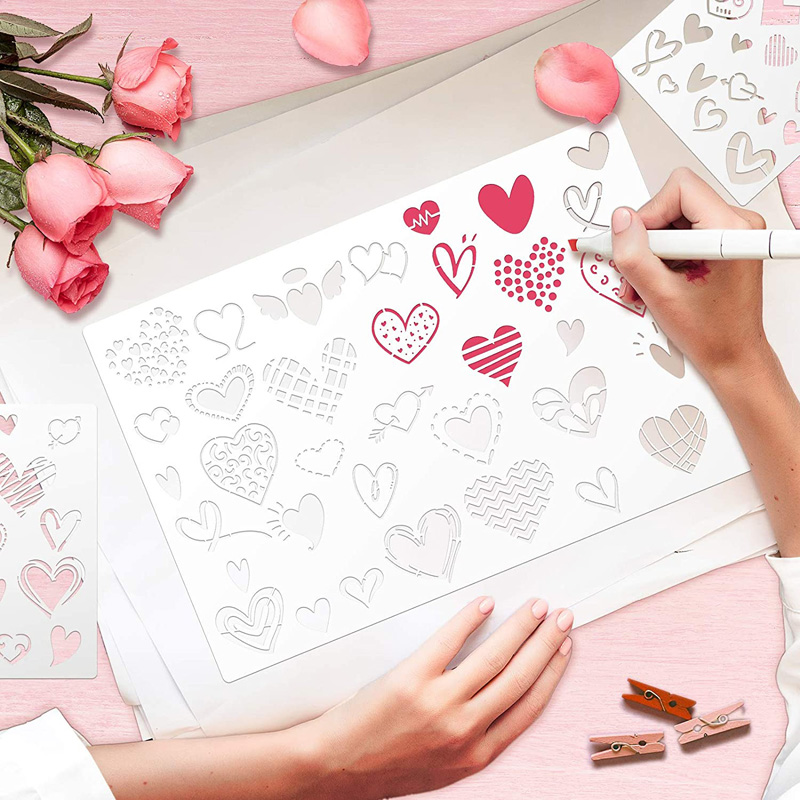 heart stencils