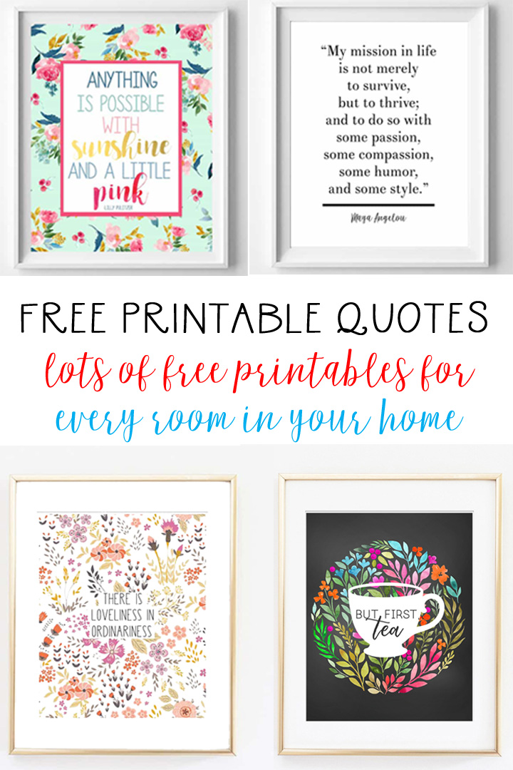 Free Printable Wall Art Quotes Free Printable Wall Art Quotes