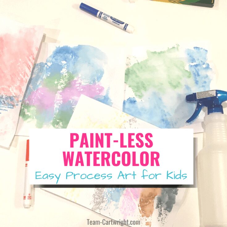 Image for Paint-Less Watercolor Process Art for Kids