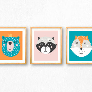 woodland animals free printables