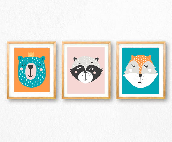 woodland animals printables