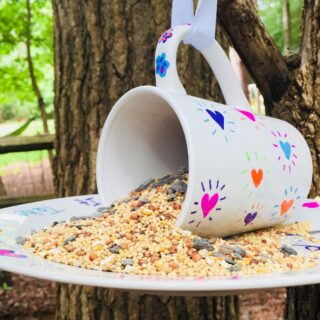 sharpie bird feeder