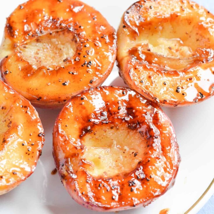 grilled peaches