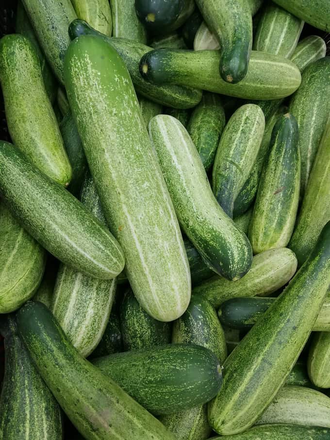 cucumbers