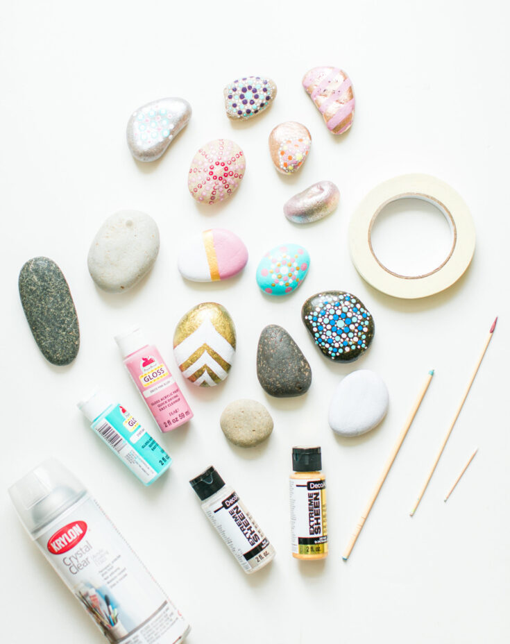 Rock Painting Ideas {Easy Ideas for Painting Creative Rocks}