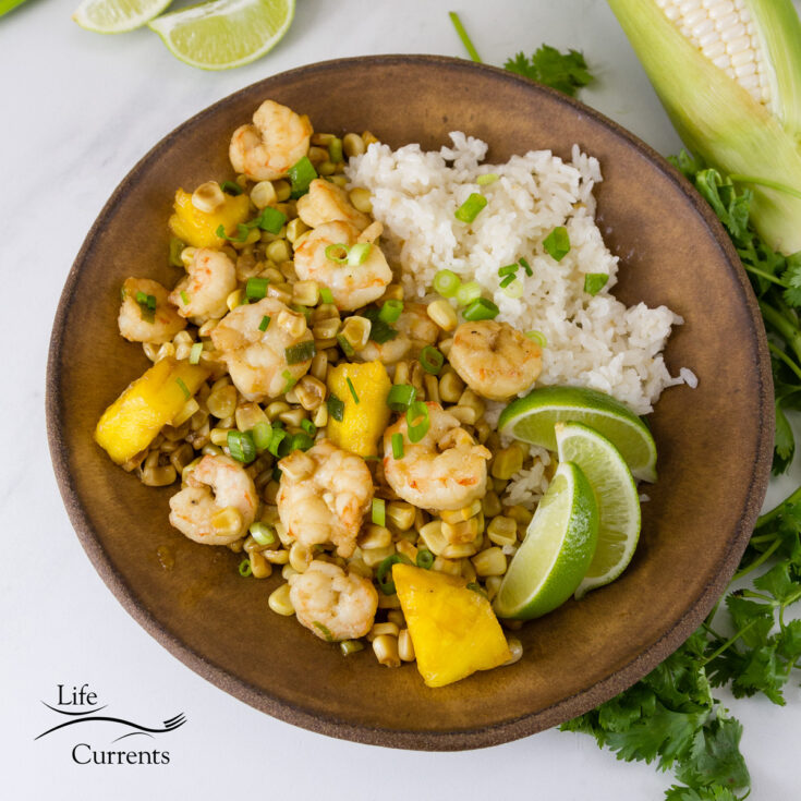 Image for Foil Packet Caribbean Shrimp - Life Currents - main dish