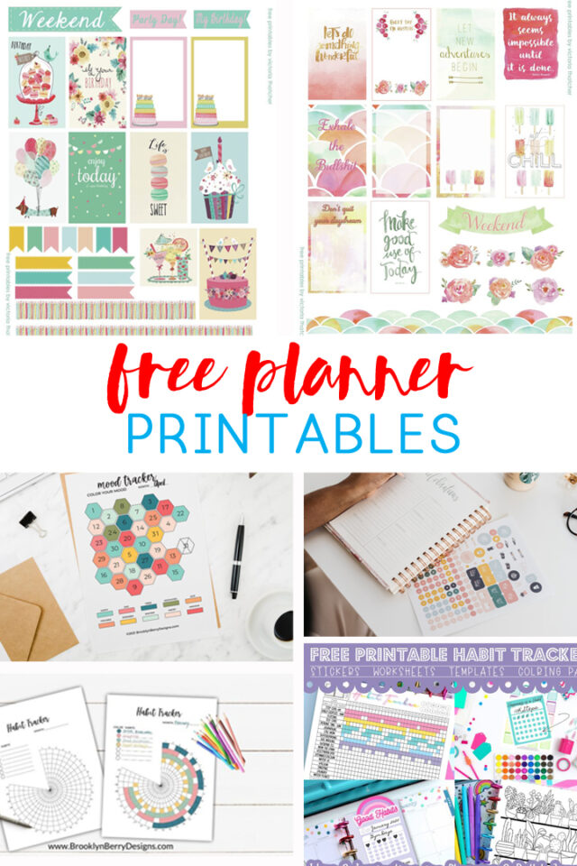 Weekly Planner Printables {Free for Your Happy Planner}