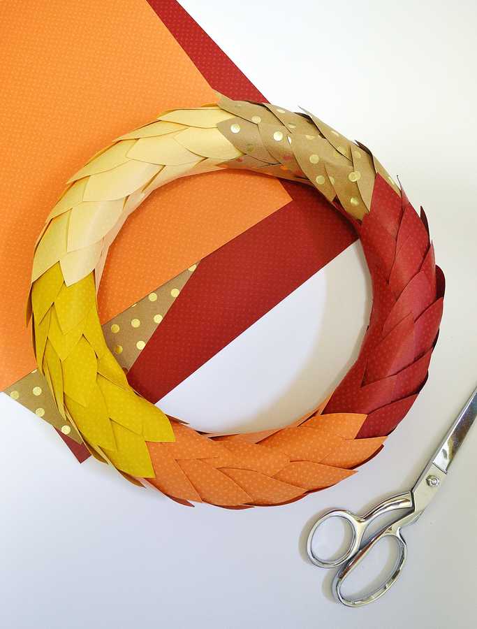 paper wreath