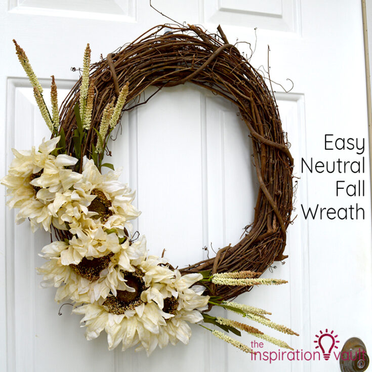 Image for Easy Neutral Fall Wreath
