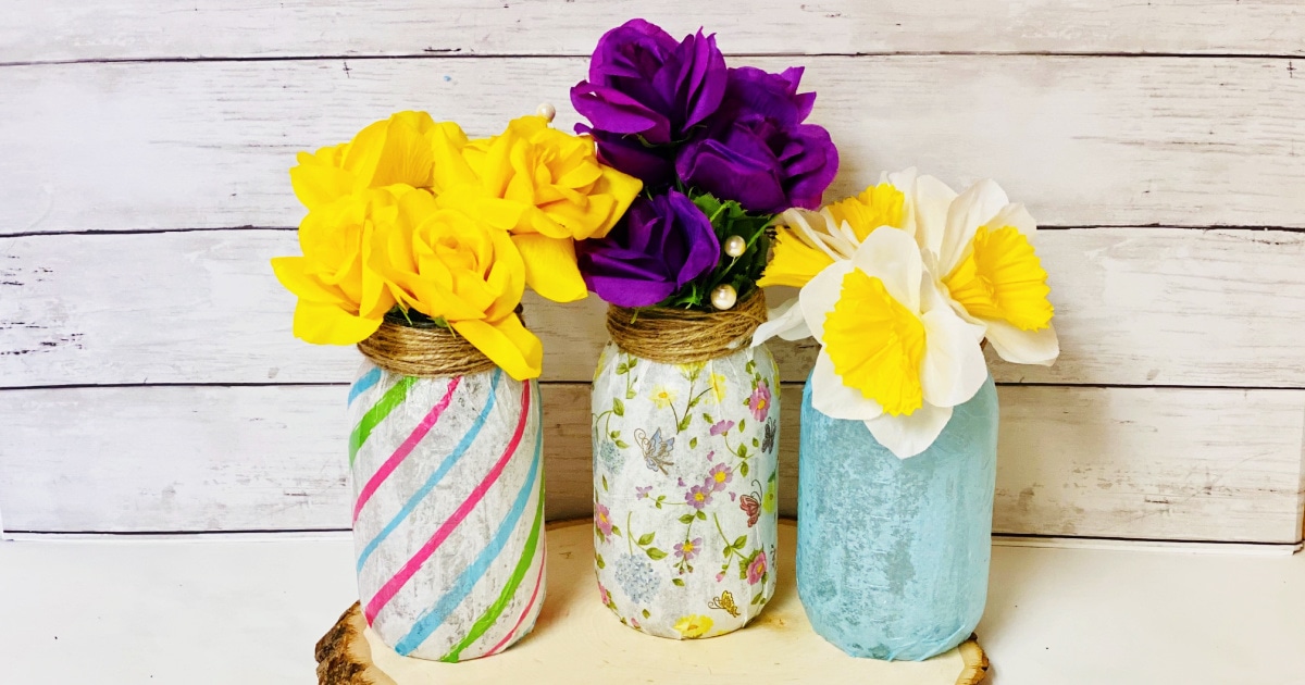 Decorate a Vase DIY Craft Ideas for Glass Vases and Jars