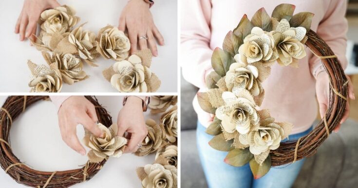 Leen the Graphics Queen: Burlap Rose Tutorial