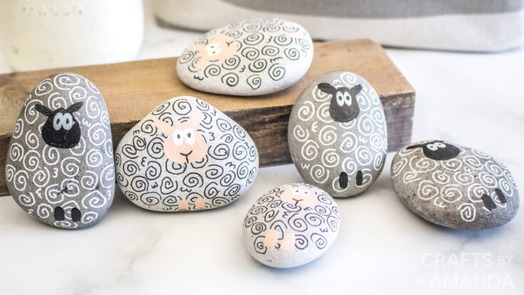 Rock Painting Ideas {Easy Ideas for Painting Creative Rocks}