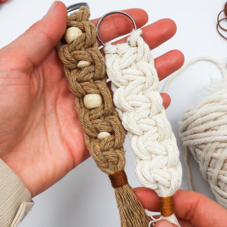 Image for DIY Macrame Keychain (Step-by-Step Tutorial)