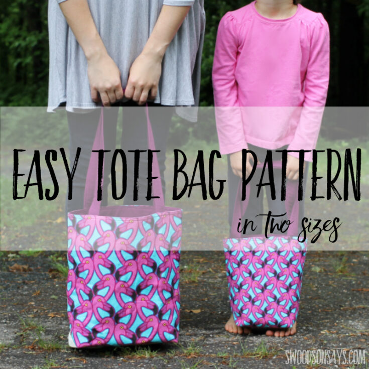Image for Free, easy tote bag pattern to sew